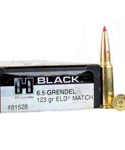 Hornady BLACK Ammunition 6.5 Grendel 123 Grain ELD Match Box 500 rounds