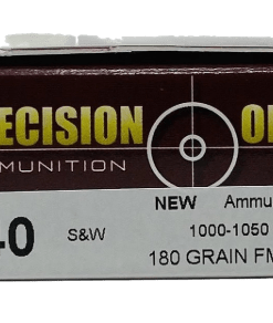 Precision One 40 S&W Ammunition Brass 500 rounds