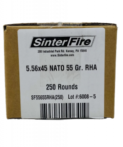 SinterFire 5.56x45mm NATO Ammunition