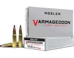 Nosler Varmageddon Ammunition 7.62x39mm 123 Grain Polymer Tip Flat Base 500 rounds