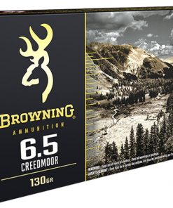 Browning Long Range Pro 6.5mm Creedmoor 130 Grain Sierra MatchKing Boat Tail Hollow Point Brass Cased Centerfire Rifle Ammunition 500 ROUNDS