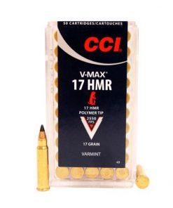 CCI Ammunition V-Max .17 HMR 17 grain Polymer Tip Rimfire Ammunition 500 RDS
