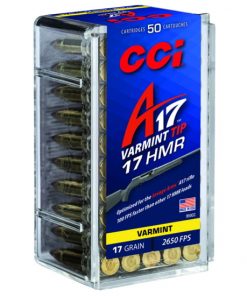 CCI Ammunition A17 .17 Hornady Magnum Rimfire 17 grain Tipped Varmint Rimfire Ammunition 1000 RDS
