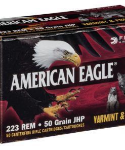 Federal Premium American Eagle .223 Remington 50 grain Jacketed Hollow Point Centerfire Rifle Ammunition 500 ROUNDS