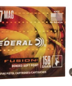Federal Premium Centerfire Handgun Ammunition .357 Magnum 158 grain Fusion Soft Point Centerfire Pistol Ammunition F357FS1 Caliber: .357 Magnum, Number of Rounds: 500