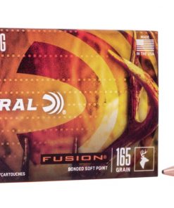 Federal Premium FUSION .30-06 Springfield 165 grain Fusion Soft Point Centerfire Rifle Ammunition F3006FS2 Caliber: .30-06 Springfield, Number of Rounds: 500