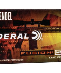 Federal Premium Fusion 6.5mm Grendel 120 grain Fusion Soft Point Centerfire Rifle Ammunition F65GDLMSR1 Caliber 500 RDS