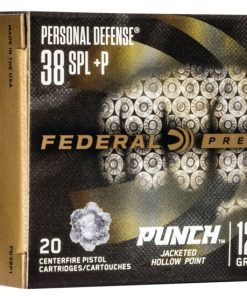 Federal Premium Centerfire Handgun Ammunition .38 Special 120 grain Jacketed Hollow Point Centerfire Pistol Ammunition 500 ROUNDS