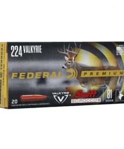Federal Premium Swift Scirocco .224 Valkyrie Swift Scirocco II Brass Cased Centerfire Rifle Ammunition P224VLKSS1 Caliber: .224 Valkyrie, Number of Rounds: 500