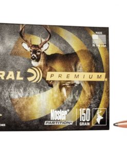 Federal Premium VITAL-SHOK .270 Winchester 150 grain Nosler Partition Centerfire Rifle Ammunition P270E Caliber: .270 Winchester, Number of Rounds: 500
