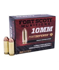 Fort Scott Munitions 10MM 124 Grain Centerfire Pistol Ammunition 500 RDS