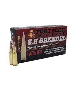 Fort Scott Munitions 6.5 Grendel 123 Grain Centerfire Rifle Ammunition 65GR-123-SCV2 Caliber: 6.5mm Grendel 500 RDS