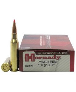 Hornady Superformance 7mm-08 Remington 139 Grain Super Shock Tip Centerfire Rifle Ammunition 80573 Caliber: 7mm-08 Remington, Number of Rounds: 500