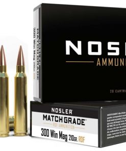 Nosler .300 Winchester Magnum 210 Grain Hollow Point Boat Tail Brass Cased Centerfire Rifle Ammunition 500 ROUNDS