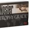 Nosler Trophy Grade 6.5mm Creedmoor 142 Grain AccuBond Brass Cased Centerfire Rifle Ammunition 500 RDS