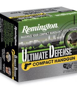 Remington Ultimate Defense Compact .380 ACP 102 Grain Bonded Jacketed Hollow Point Centerfire Pistol Ammunition 28964 Caliber: .380 ACP, Number of Rounds: 500