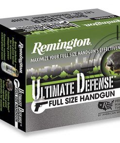 Remington Ultimate Defense Full-Size .38 Special +P 125 Grain Bonded Jacketed Hollow Point Centerfire Pistol Ammunition R28938 Caliber: .38 Special +P, Number of Rounds: 500