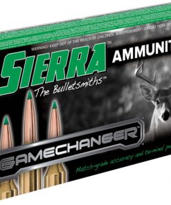 Sierra GameChanger 6mm Creedmoor 100 Grain, Sierra Tipped GameKing Brass Cased Centerfire Rifle Ammunition 500 ROUNDS