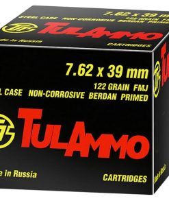 Tulammo UL076240 Rifle 7.62x39mm 122 Gr Full Metal Jacket (FMJ) 500 RDS