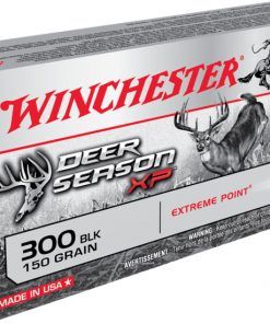 Winchester DEER SEASON XP .300 AAC Blackout 150 grain Extreme Point Polymer Tip Centerfire Rifle Ammunition 500 RDS