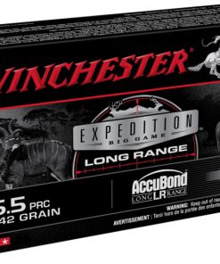 Winchester Winchester Expedition Big Game Long Range 6.5 PRC 142 Grain Accubond LR Rifle Ammunition S65PLR Caliber 500 ROUNDS
