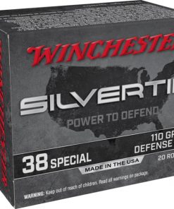 Winchester SUPER-X HANDGUN .38 Special 110 grain Silvertip Jacketed Hollow Point Centerfire Pistol Ammunition 500 RDS