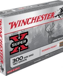 Winchester SUPER-X RIFLE .300 Winchester Magnum 180 grain Power-Point Centerfire Rifle Ammunition 500 ROUNDS