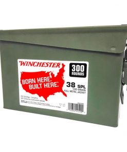 Winchester USA HANDGUN .38 Special 130 grain Full Metal Jacket Centerfire Pistol Ammunition 500 RDS