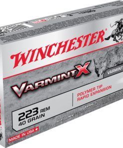 Winchester VARMINT X RIFLE .223 Remington 40 grain Rapid Expansion Polymer Tip Centerfire Rifle Ammunition  500 ROUNDS